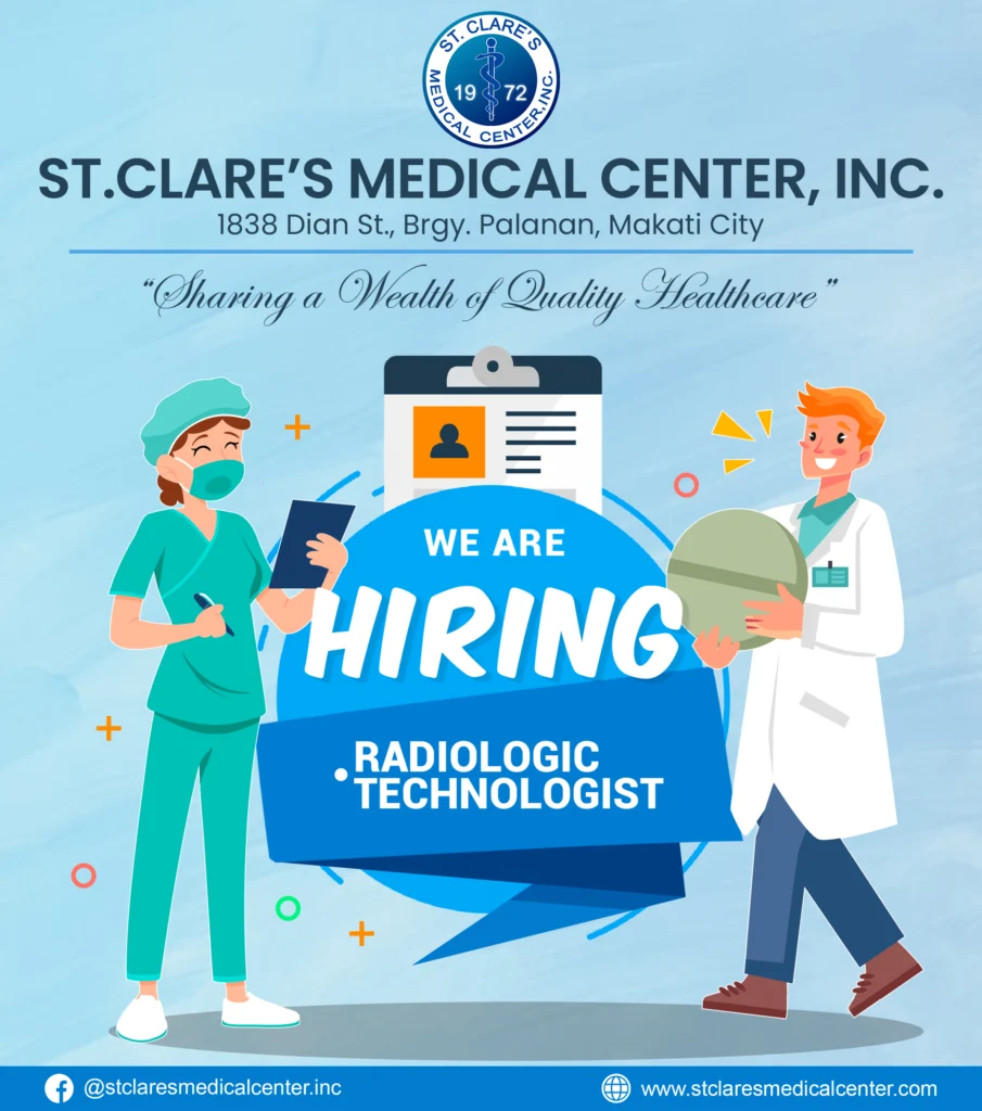 We Are Hiring, Radiologic Technologist, RadTech